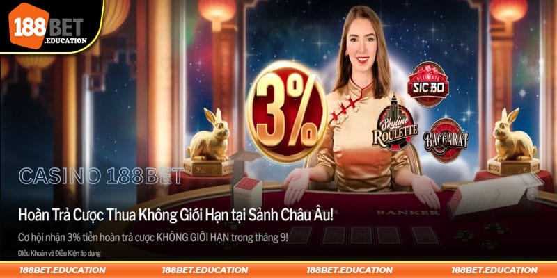 Thế mạnh tại sảnh Casino 188BET là gì?